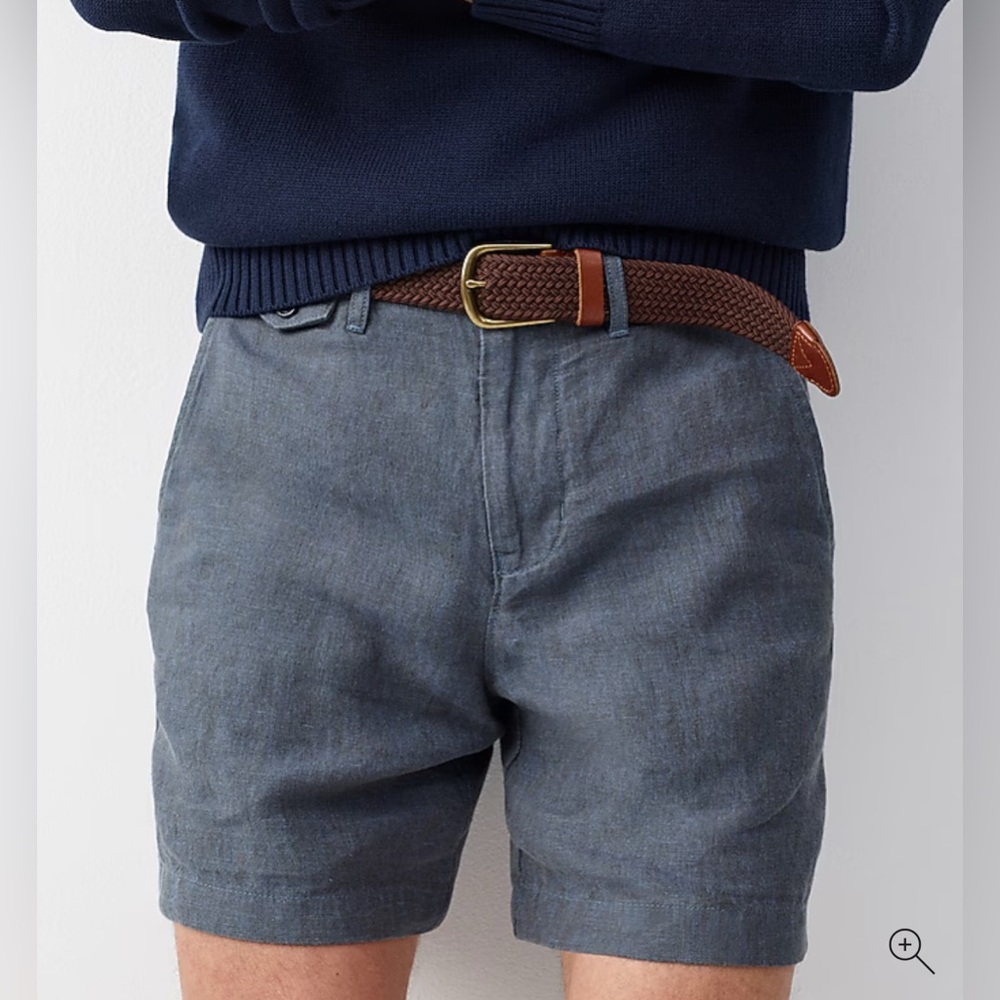 J. Crew Men's 7” Linen Shorts Size 40